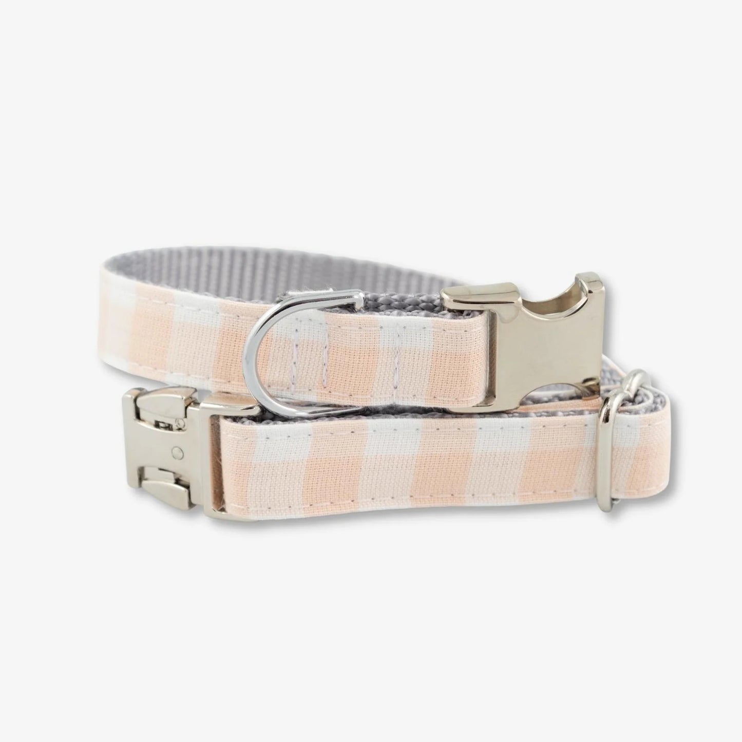 Blush Gingham Collar