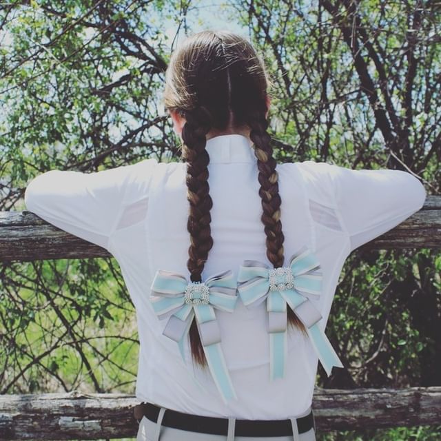 Baby Blue Manolo Show Bows