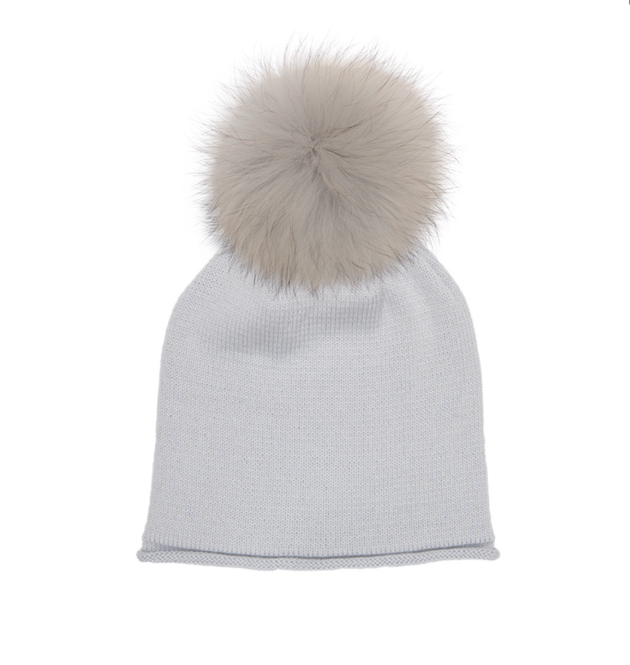 Glossy Hat Silver Cloud