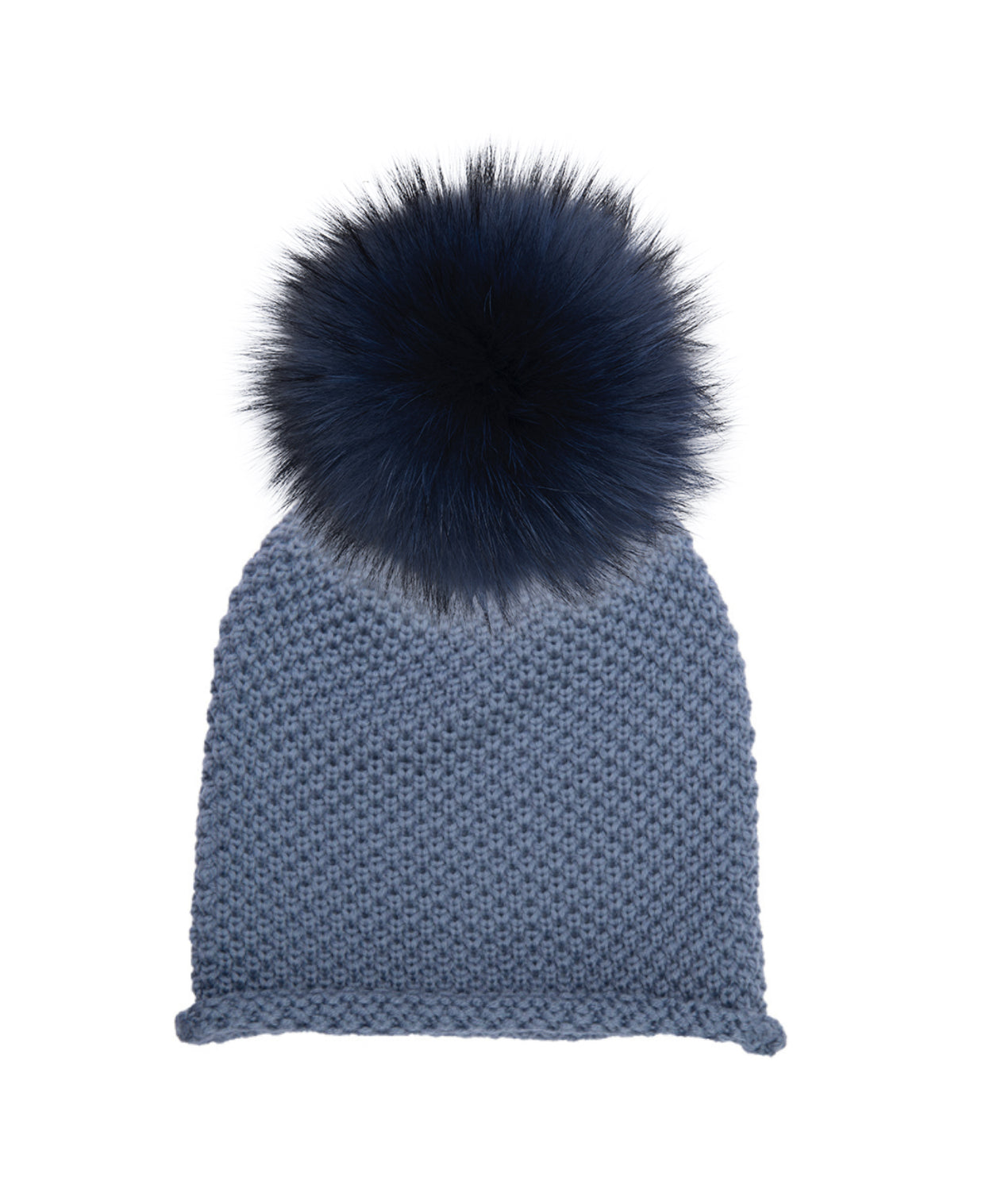 Waffle Hat Nude Blue