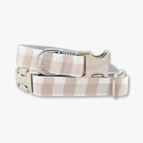 Tan Gingham Collar