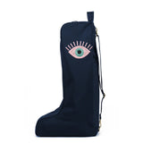 Veltri Bedford Boot Bag Pink Evil Eye