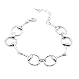 Silver Snaffle Bracelette