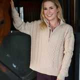 Oatmeal Cable Sweater