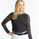 Jaclyn Lace Long Sleeve Show Shirt