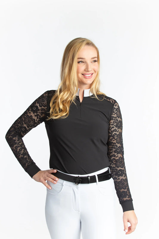 Jaclyn Lace Long Sleeve Show Shirt