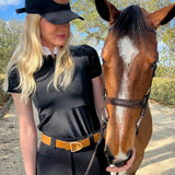 Brown & Black Stirrup Belt
