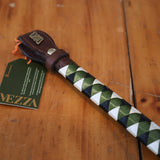 Olive Black White 3 Ribbon Zigzag Design