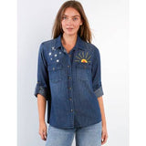 Hello Sunshine Shirt Denim