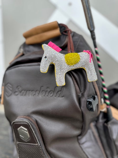Crystal Horse Bag Charm